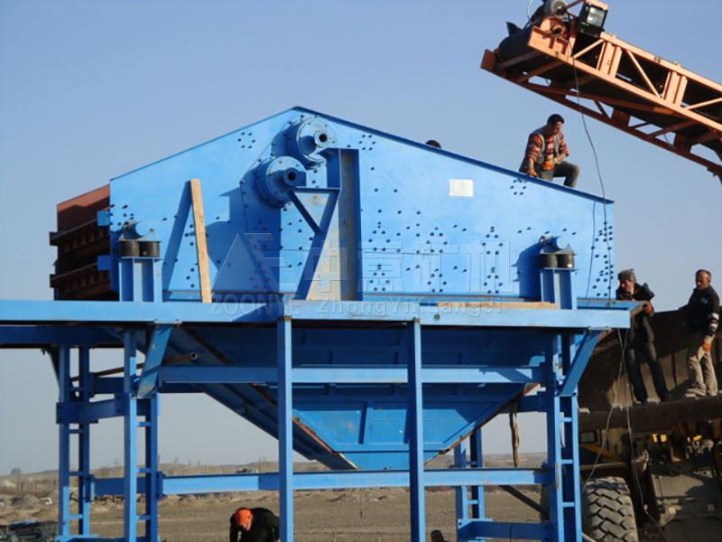 直線篩現(xiàn)場(chǎng)1