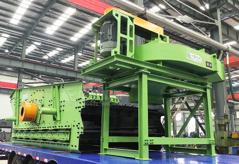 棒條弛張篩+立式負(fù)壓風(fēng)選機(jī)